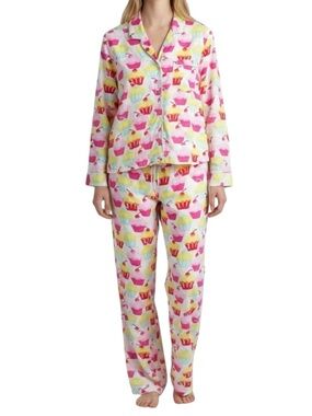 VICTORIA’s SECRET Vintage Cupcake Print Pajama Set Size XL -- SUPER DUPER RARE!!